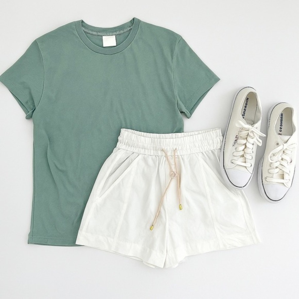 J.Crew White Pull On Shorts‎ Drawstring Casual Summer Beach XXS
